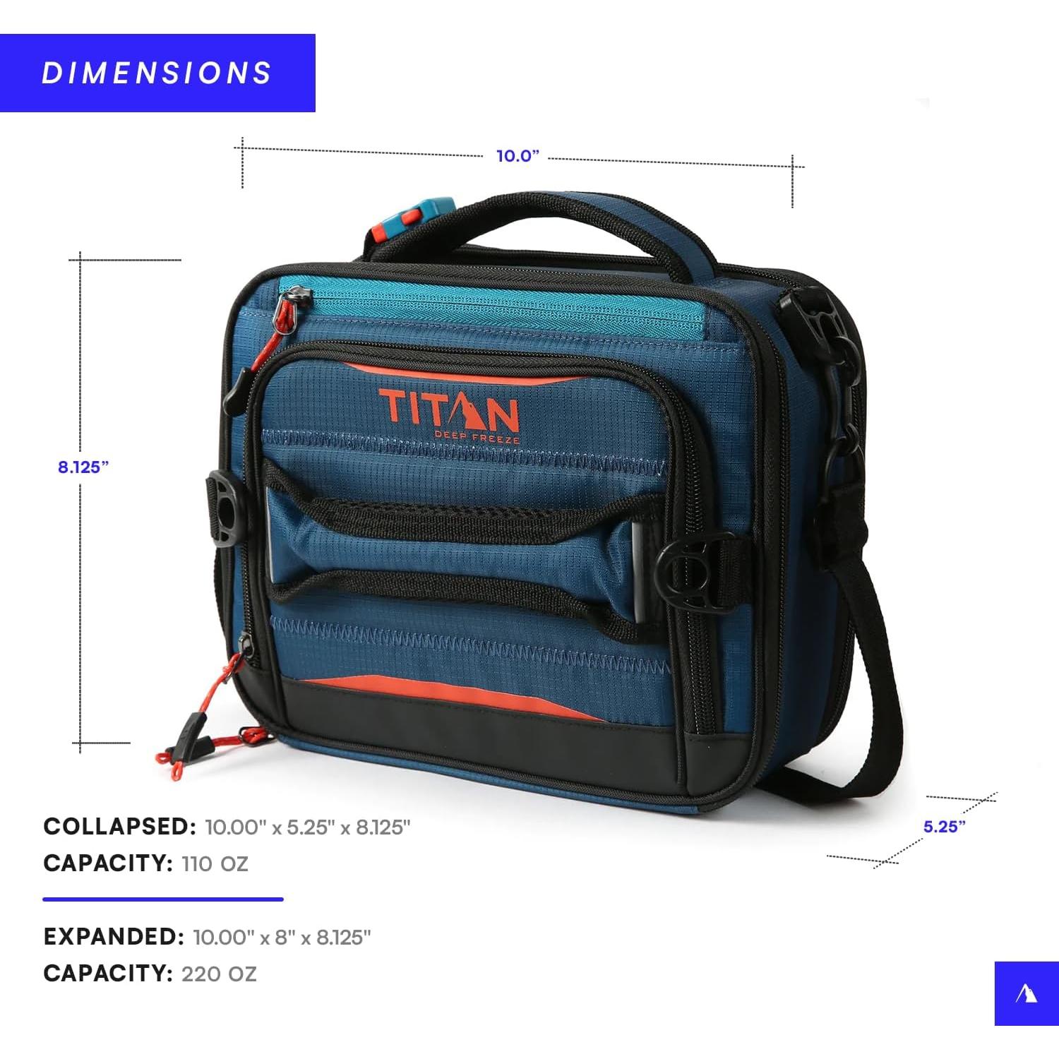 Caja de Almuerzo Aislada Titan Arctic Zone Azul 3.13kg
