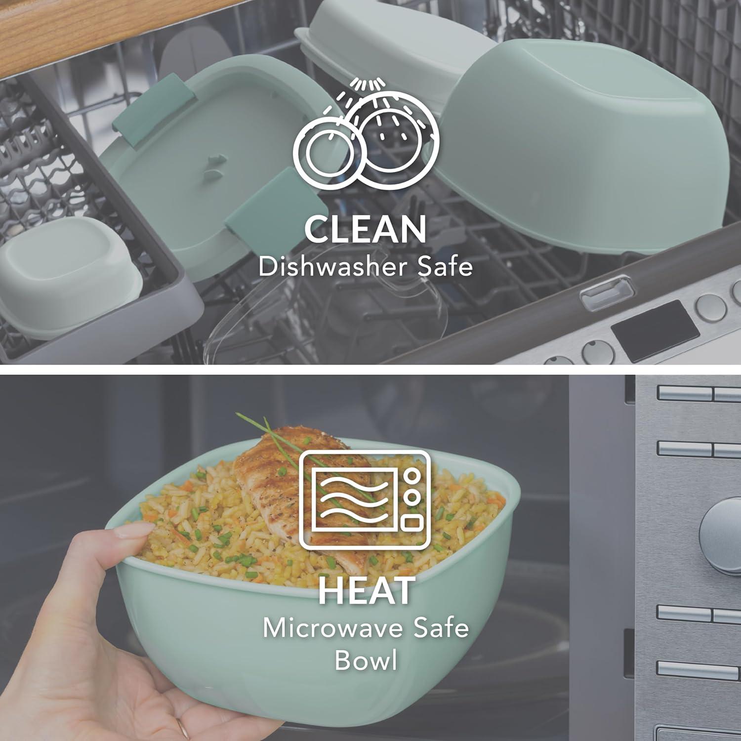 Contenedor de Ensalada Bentgo 1.5 kg Aqua Costera