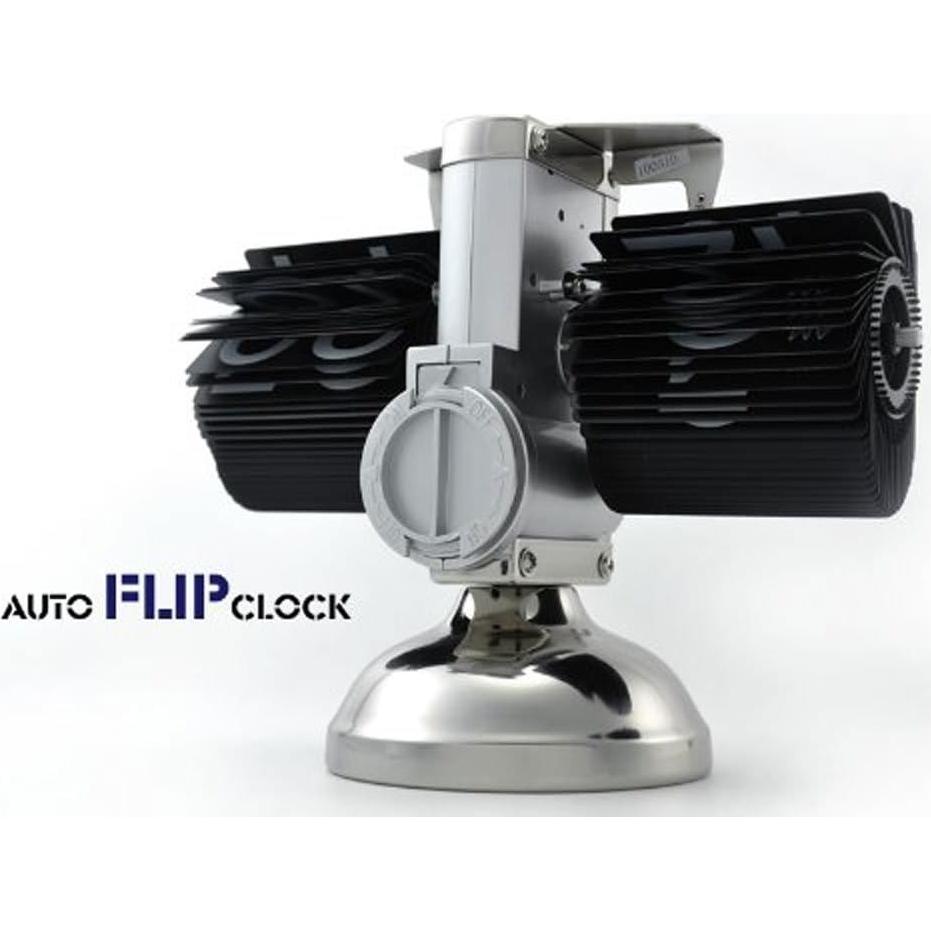 Reloj Digital Retro WoneNice con Caída - Negro, 16.5x20.5 cm