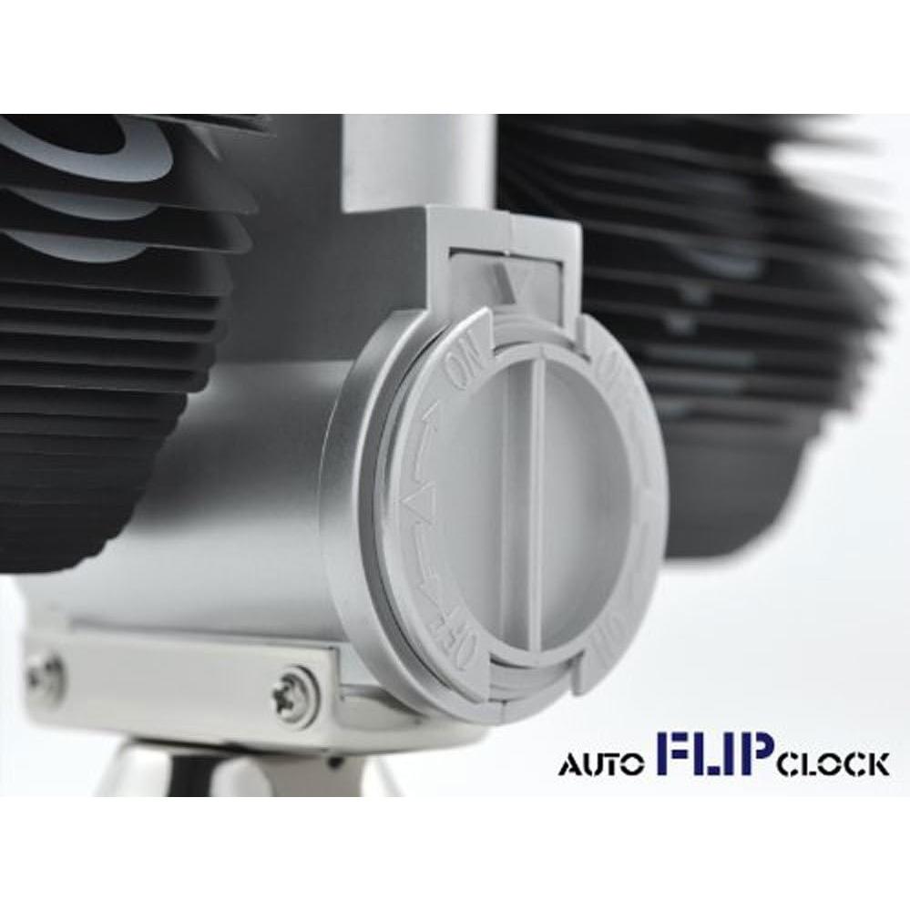 Reloj Digital Retro WoneNice con Caída - Negro, 16.5x20.5 cm