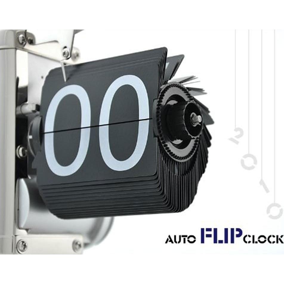 Reloj Digital Retro WoneNice con Caída - Negro, 16.5x20.5 cm