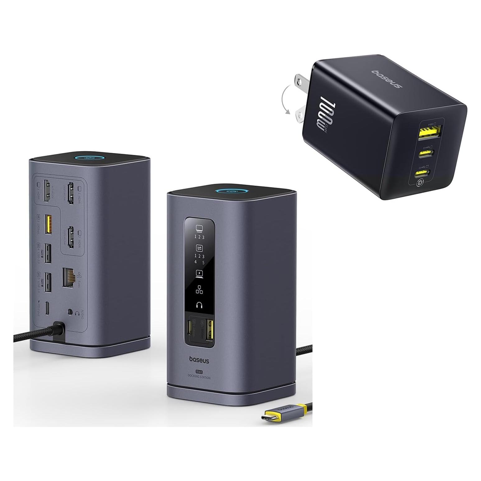 Baseus SpaceMate Estación de Acoplamiento + Cargador 100W