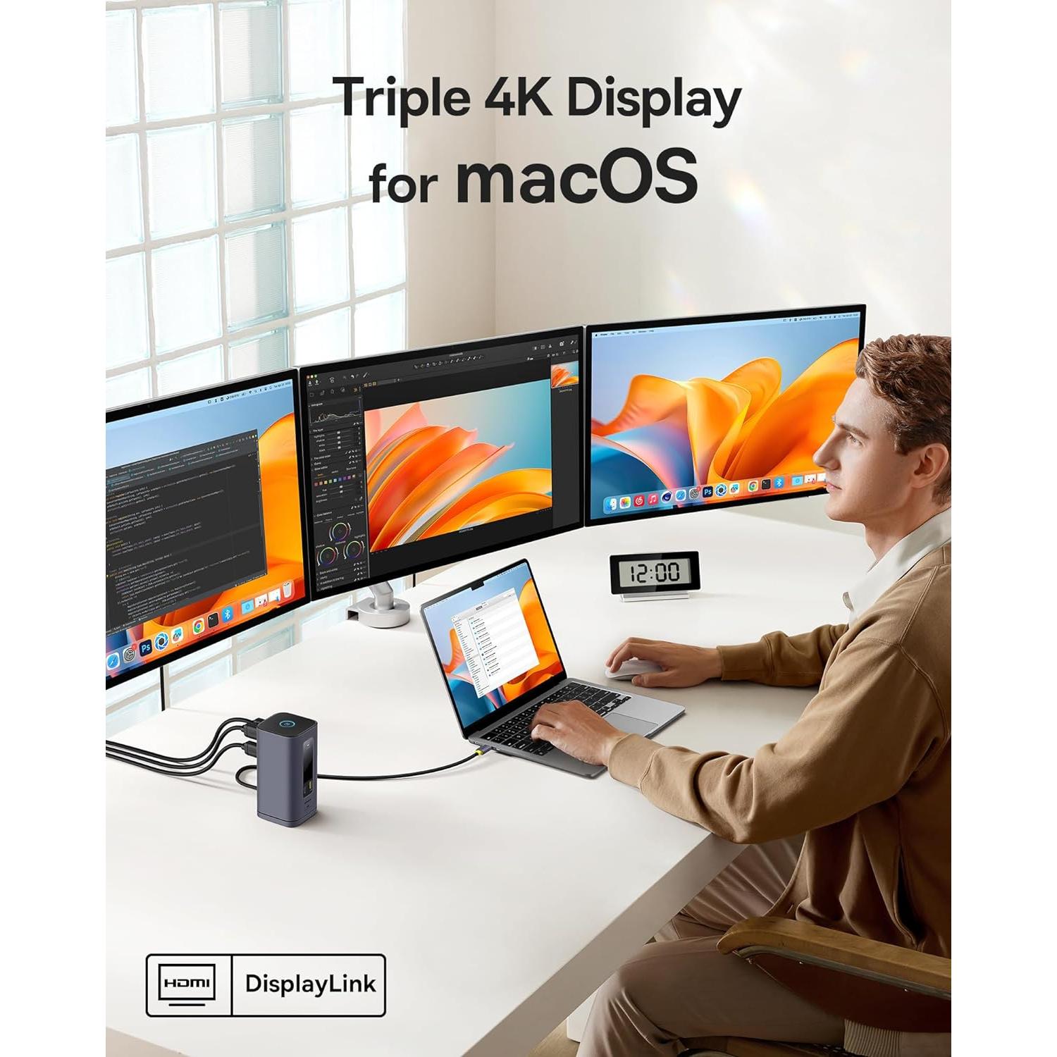 Baseus SpaceMate Estación de Acoplamiento + Cargador 100W