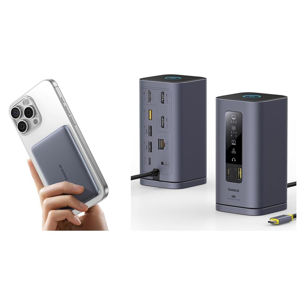 Baseus Estación de Acoplamiento USB-C 11 en 1 para MacBook