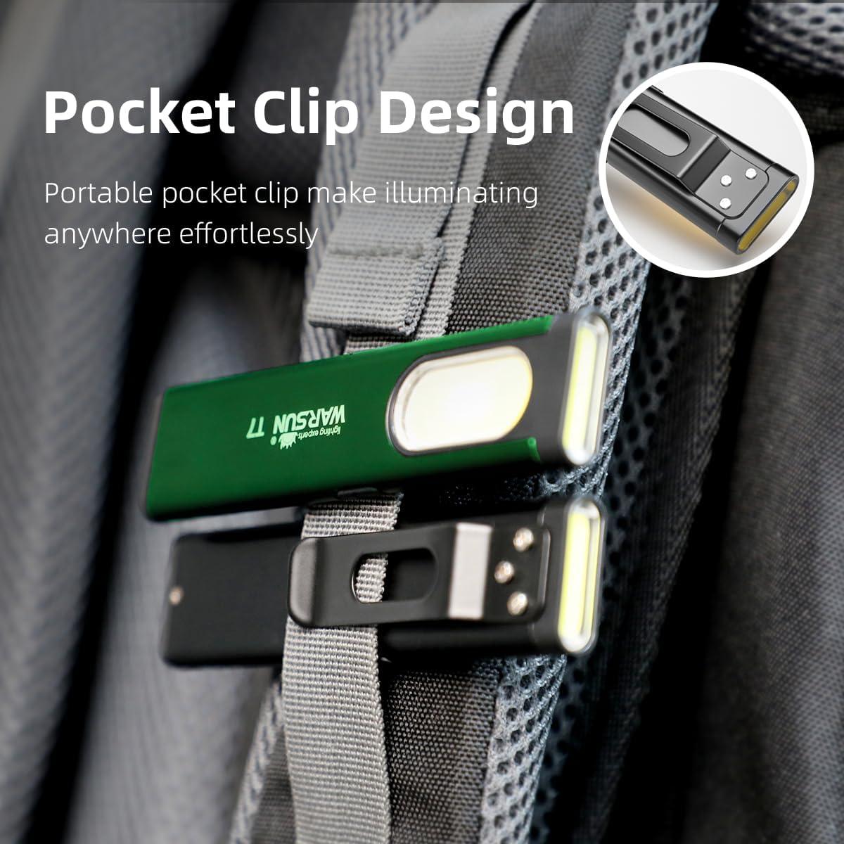 Linterna Recargable WARSUN T7 USB-C 675 Lúmenes IPX4