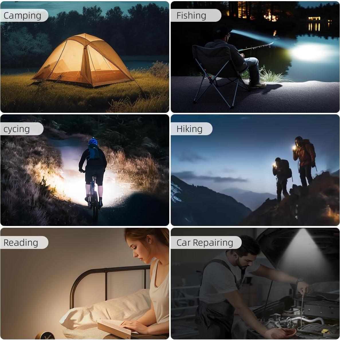 Linterna Recargable WARSUN T7 USB-C 675 Lúmenes IPX4