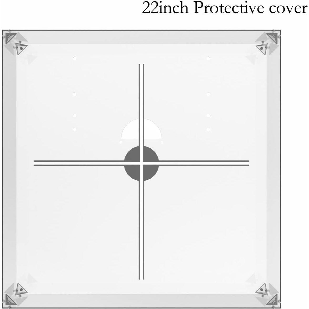 Cubierta de Ventilador Holográfico 3D MAGIXUN 58 cm Transparente