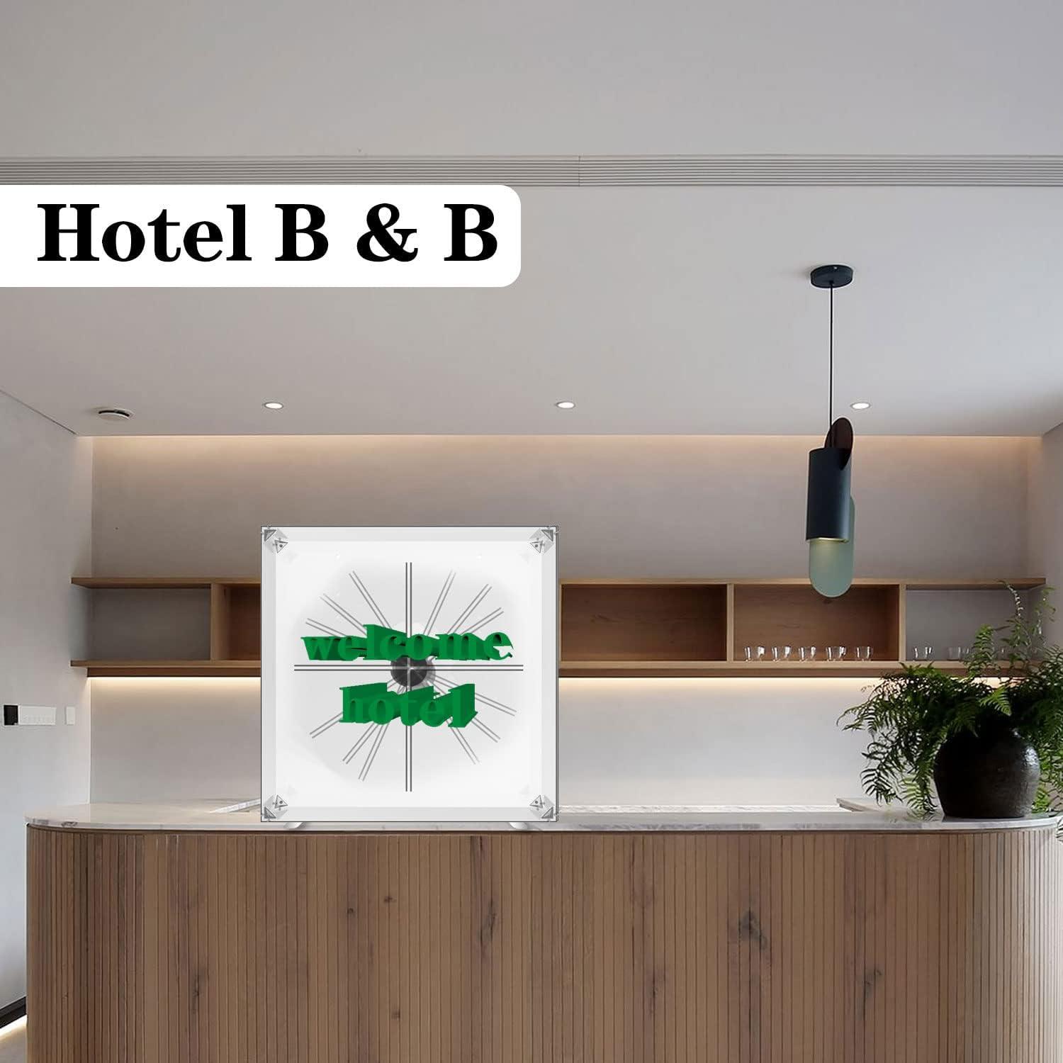 Cubierta de Ventilador Holográfico 3D MAGIXUN 58 cm Transparente