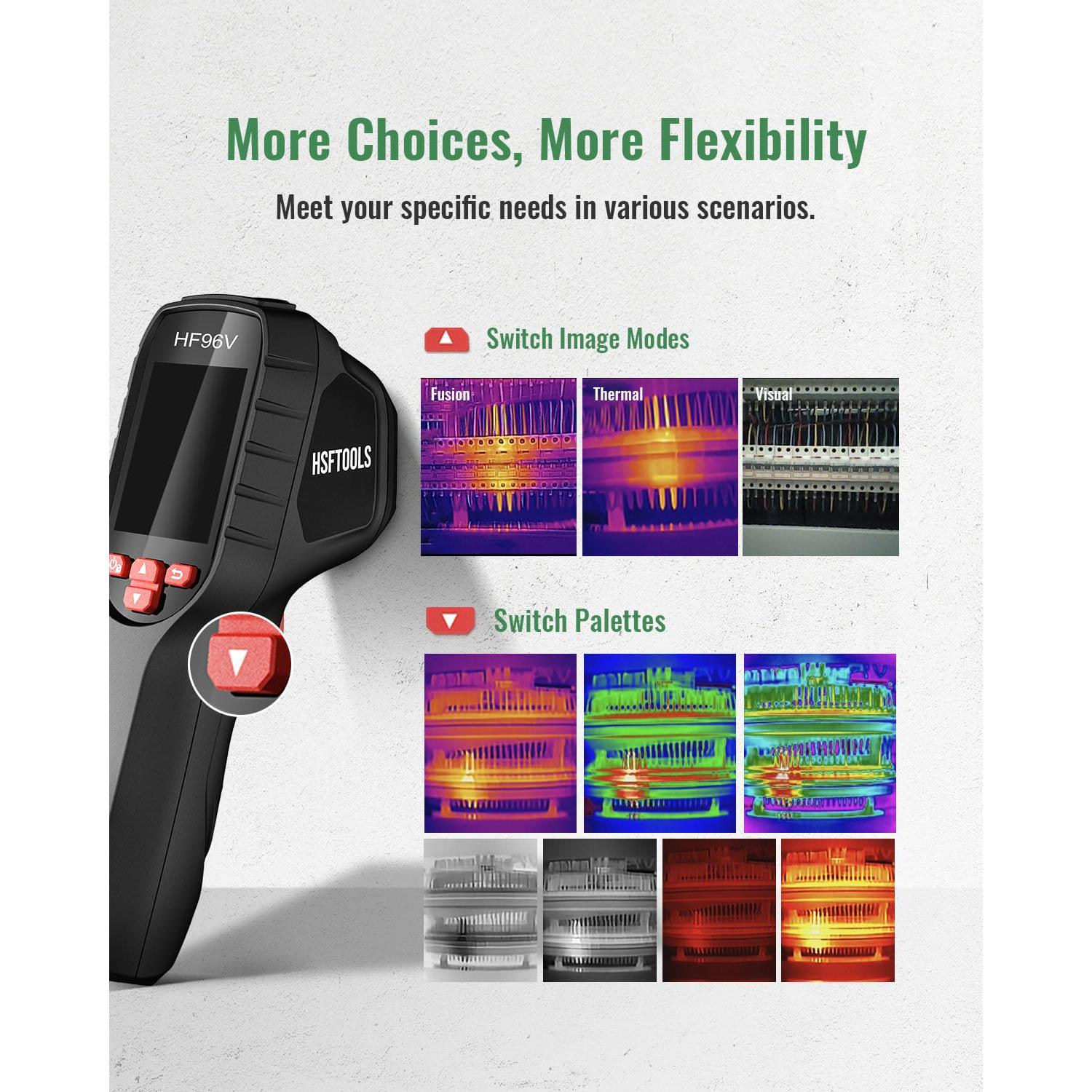 Cámara Térmica HSFTOOLS HF96V 240x240, Infrarroja IP54