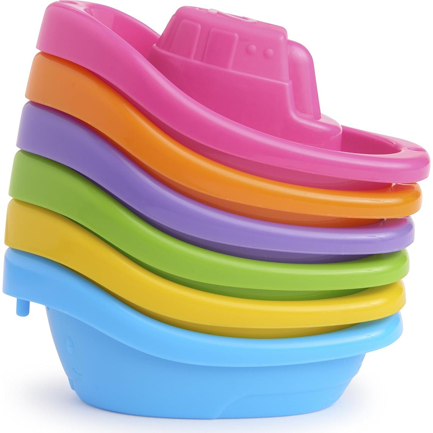 Juguete de Baño Munchkin Tren de Barcos 6 Piezas