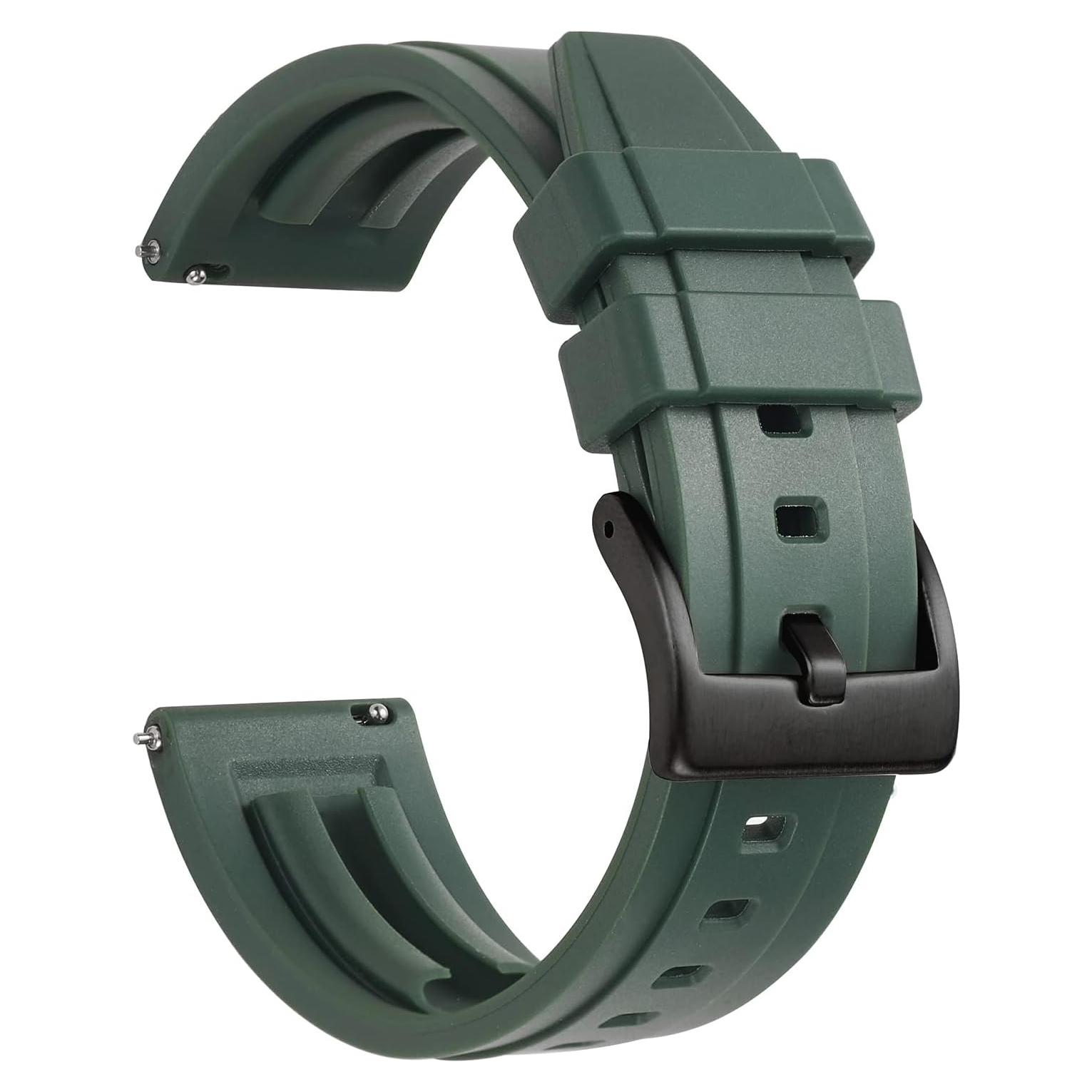 Correa de Reloj Silicona WOUKUP 18mm 19mm 20mm 21mm 22mm 24mm