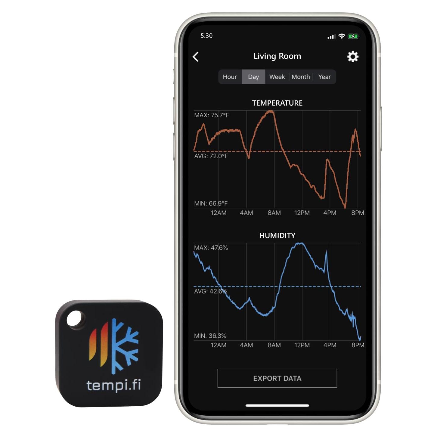 Sensor Inalámbrico de Temperatura y Humedad VITALNOMAD T3