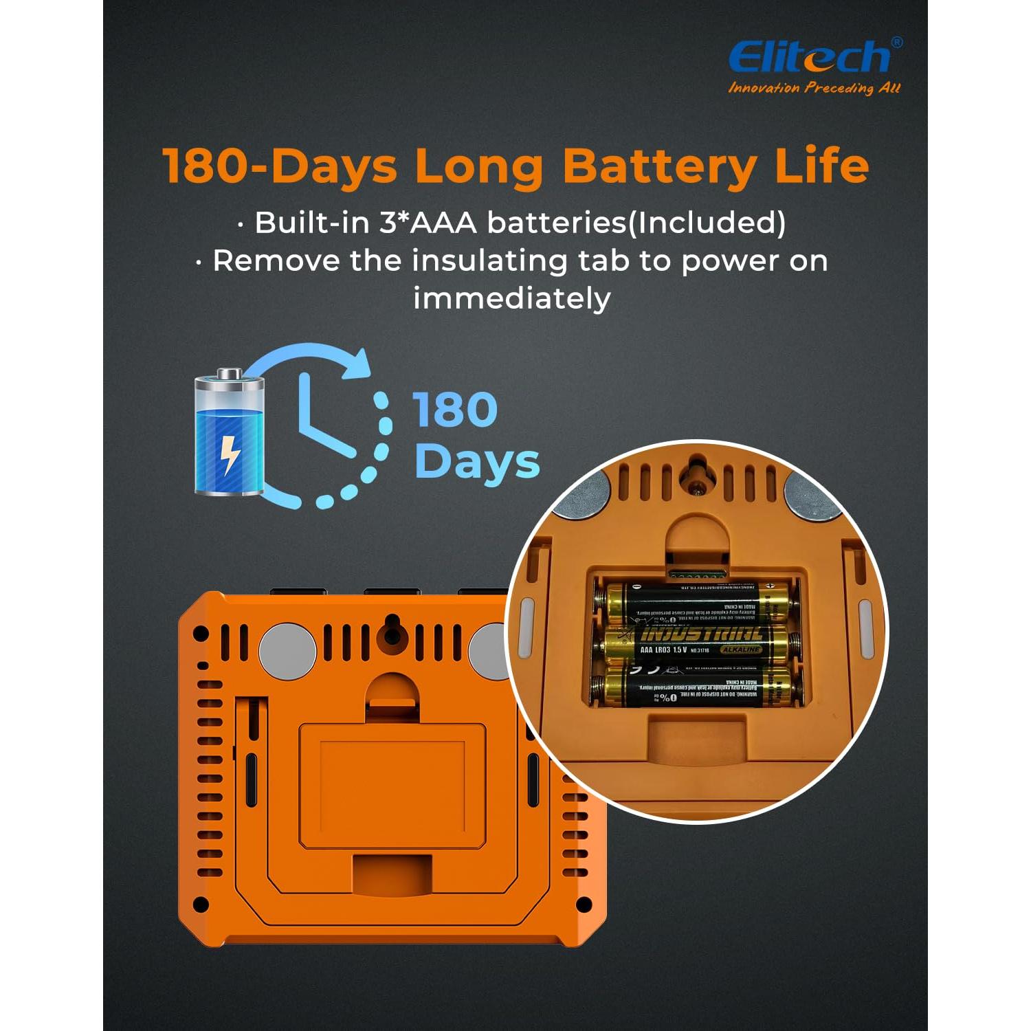 Termómetro Higrómetro Digital Elitech IPT-100S Bluetooth 11.43 cm