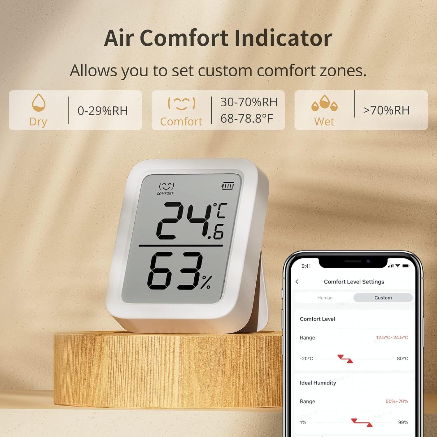 Termómetro Higrómetro SwitchBot Meter Plus Bluetooth 3"