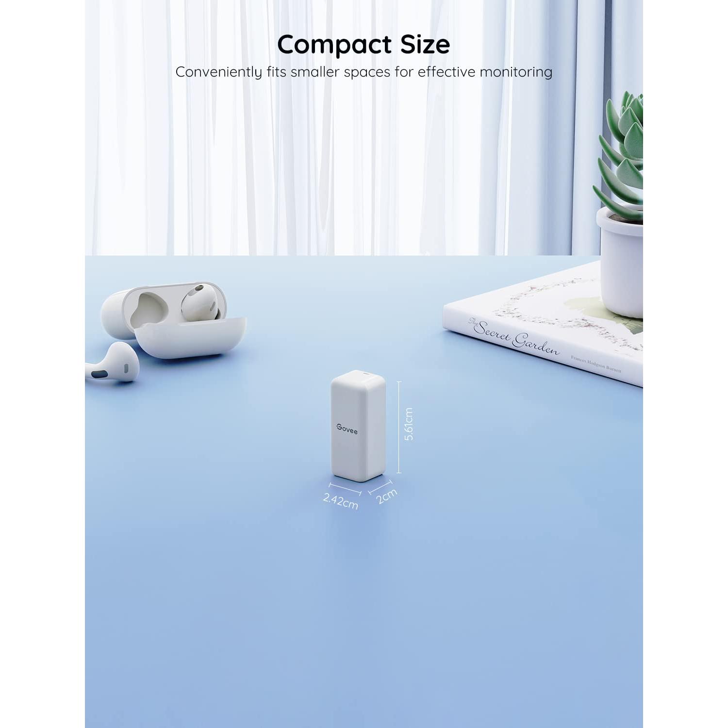 Govee Termómetro e Higrómetro WiFi 3 Sensores 6,15cm