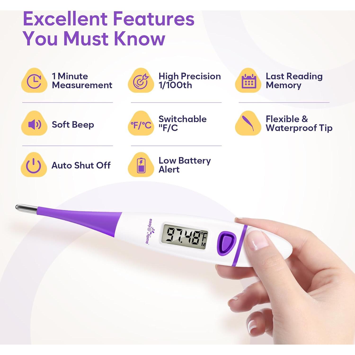 Termómetro Basal Easy@Home BBT Digital para Fertilidad