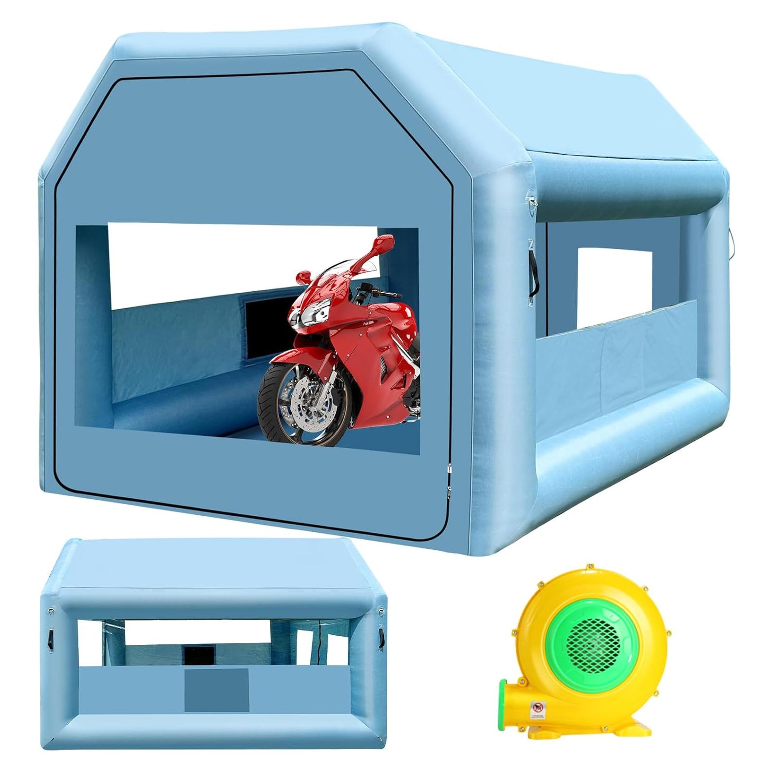 Cabina de Pintura Inflable LVAOSTT 3x2.5x2.5m con Ventilador