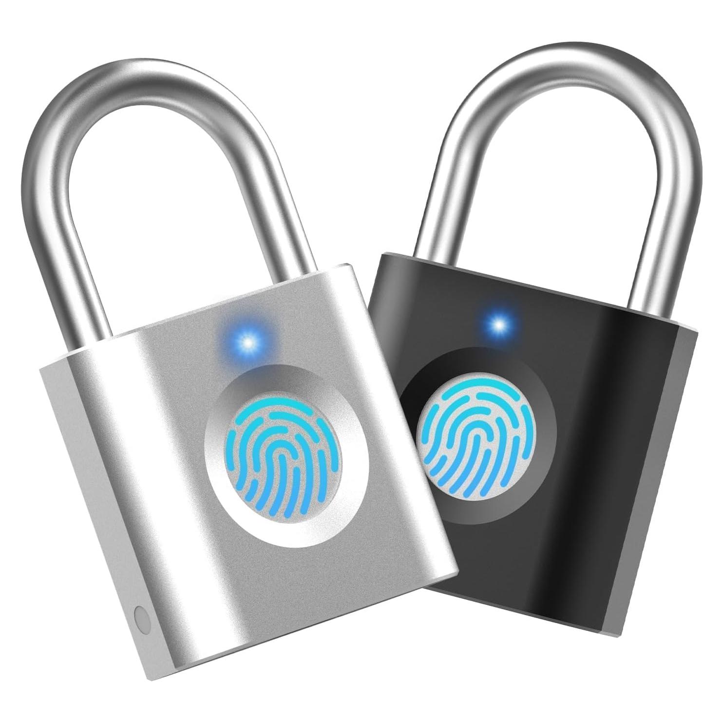 Candado Inteligente eLinkSmart Biometrico Paquete de 2