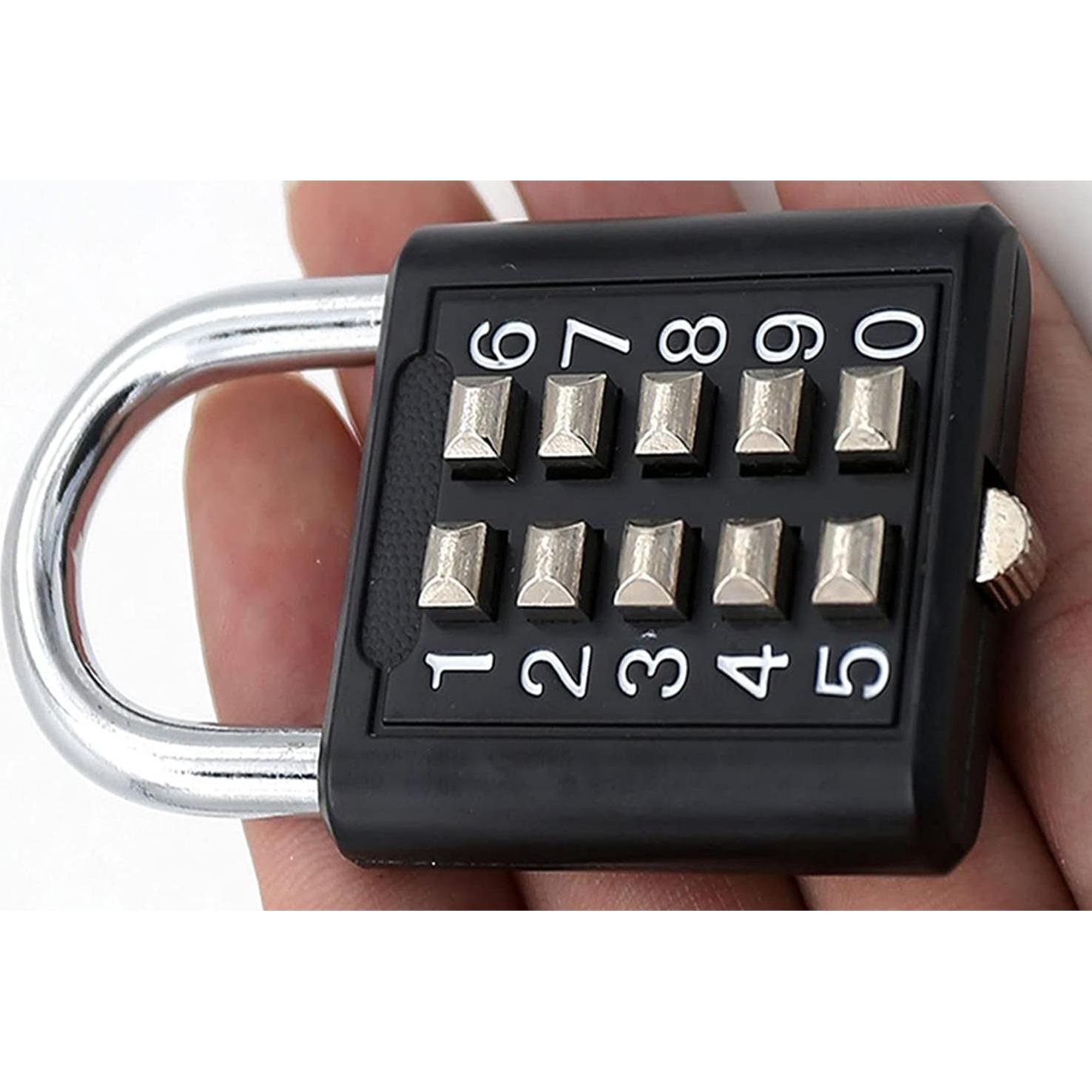 Candado de Combinación Zeng Modelo ze-mms10 Negro