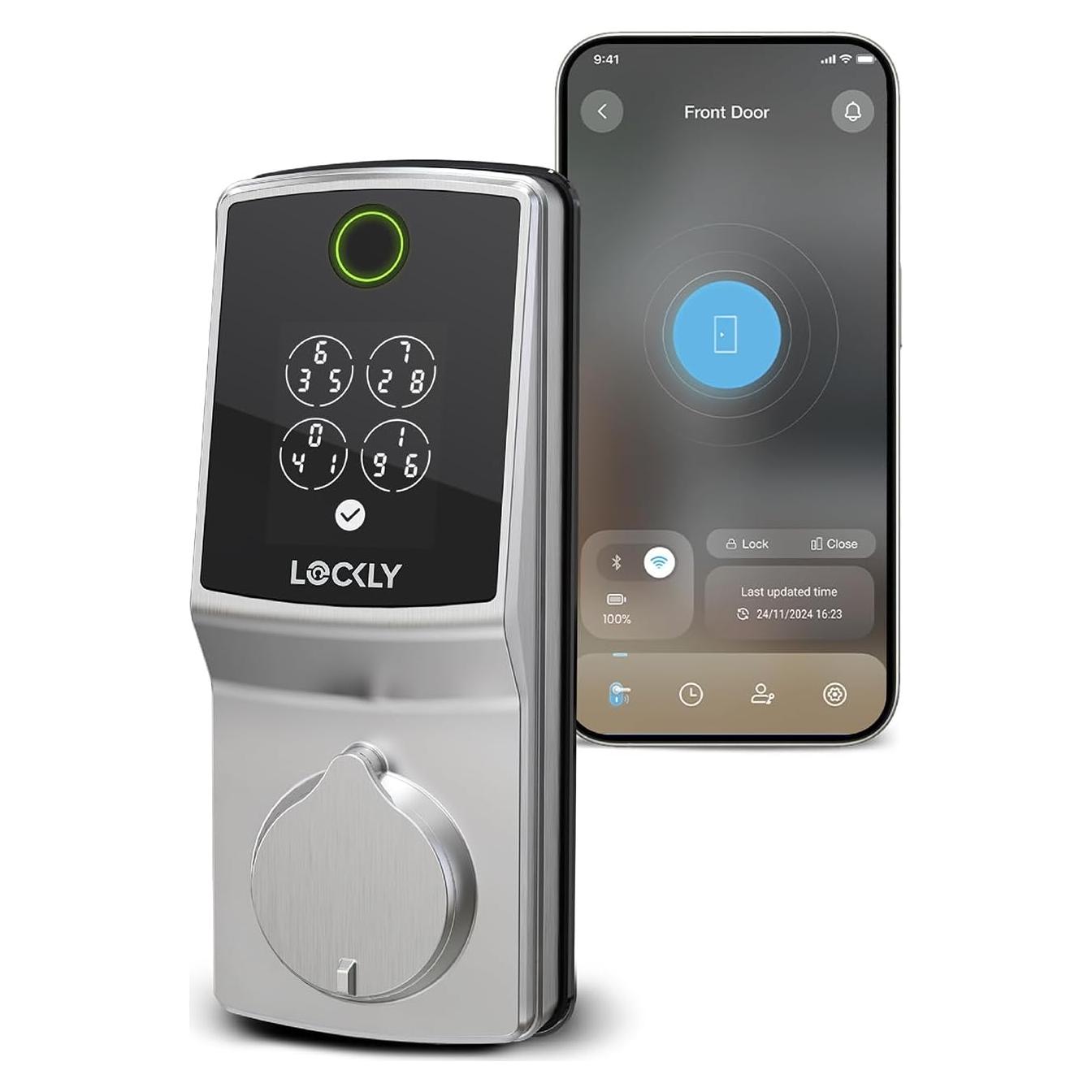 Cerradura Inteligente Lockly Secure Pro Wi-Fi Huella Dactilar