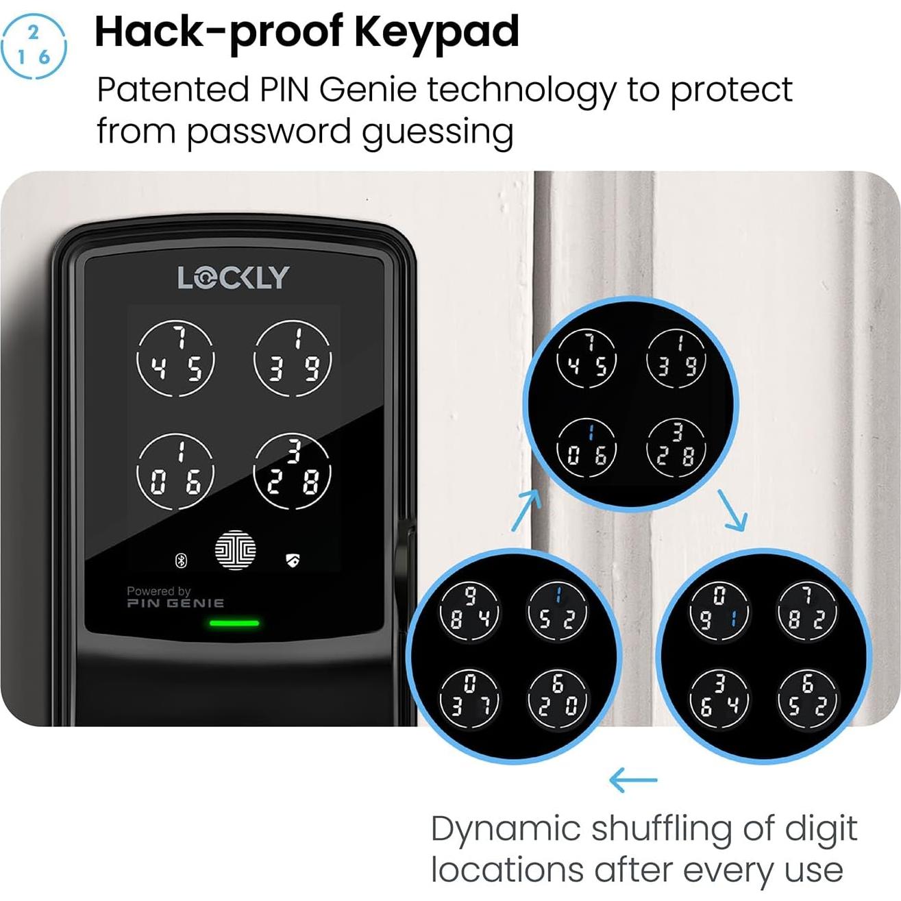 Cerradura Inteligente Lockly Secure Plus Biométrica 3D