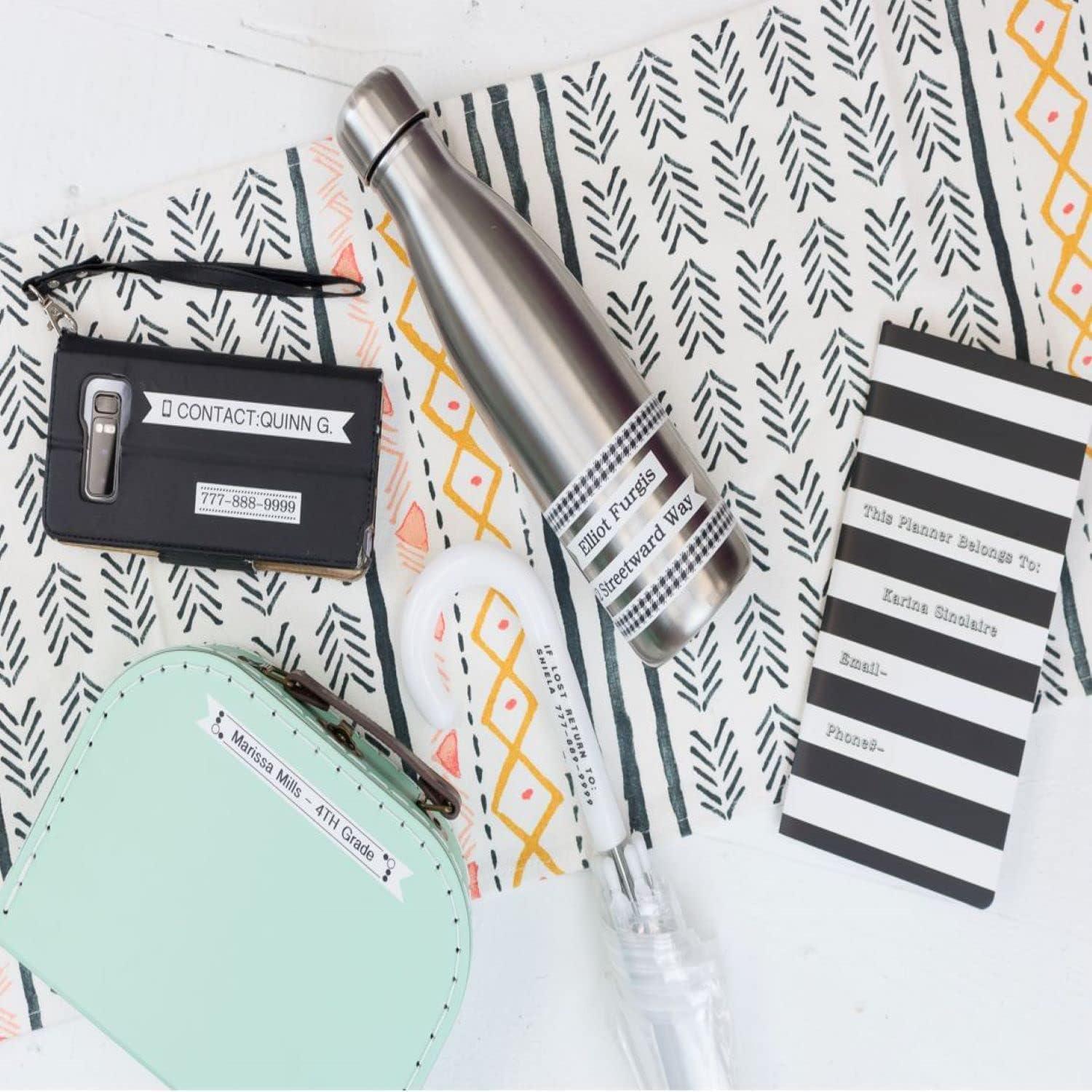 Etiquetadora portátil Brother P-Touch PTH110BP con 4 cintas