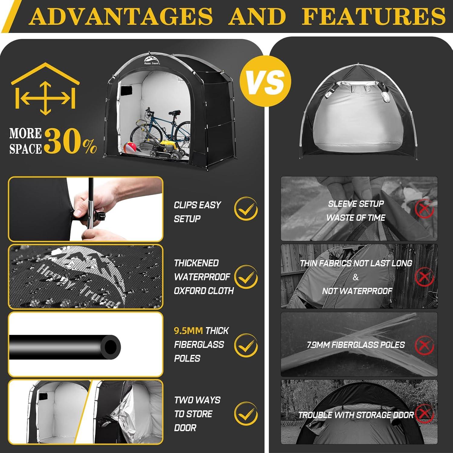 Tienda de Bicicletas Feliz Viaje 2-3 Bicicletas Impermeable