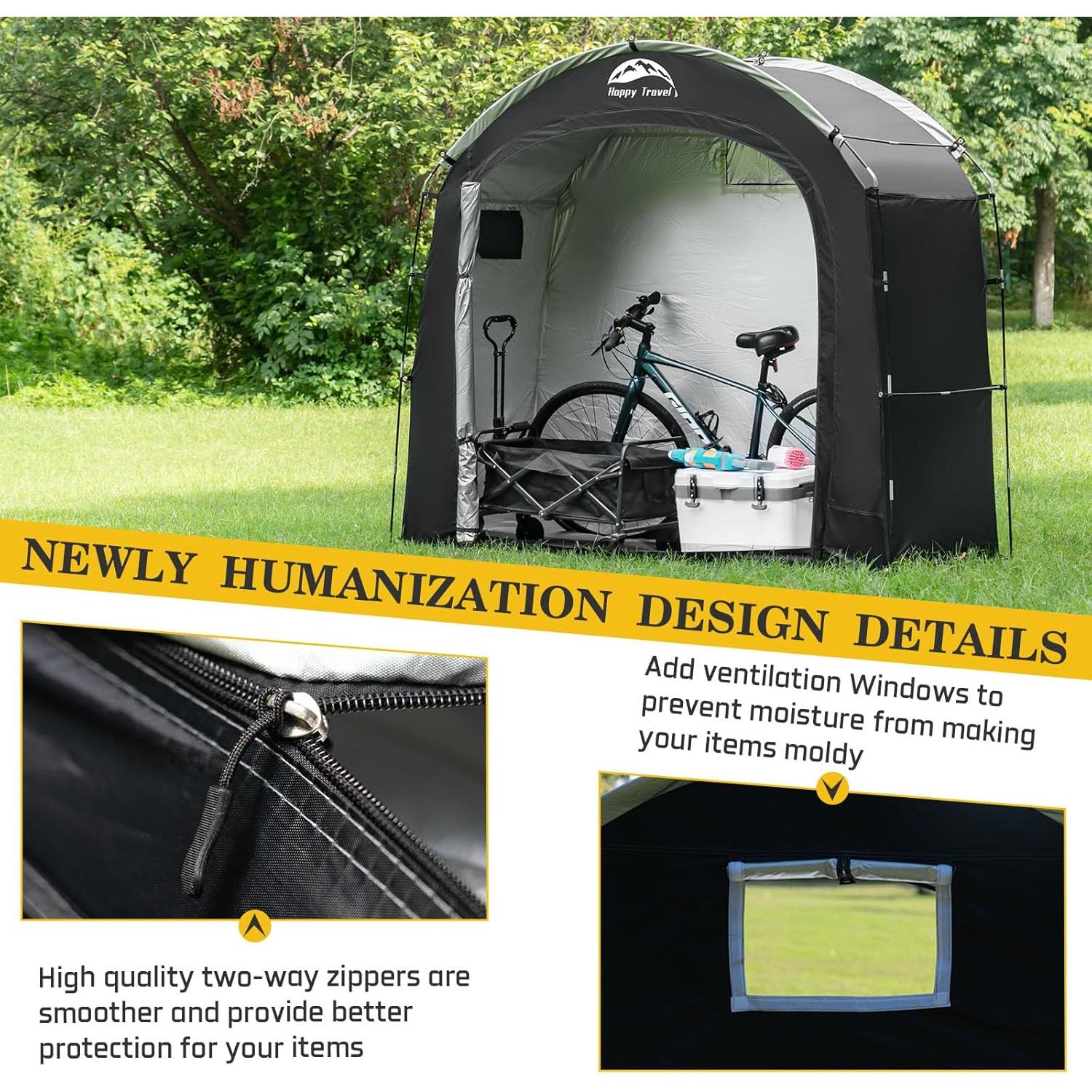 Tienda de Bicicletas Feliz Viaje 2-3 Bicicletas Impermeable