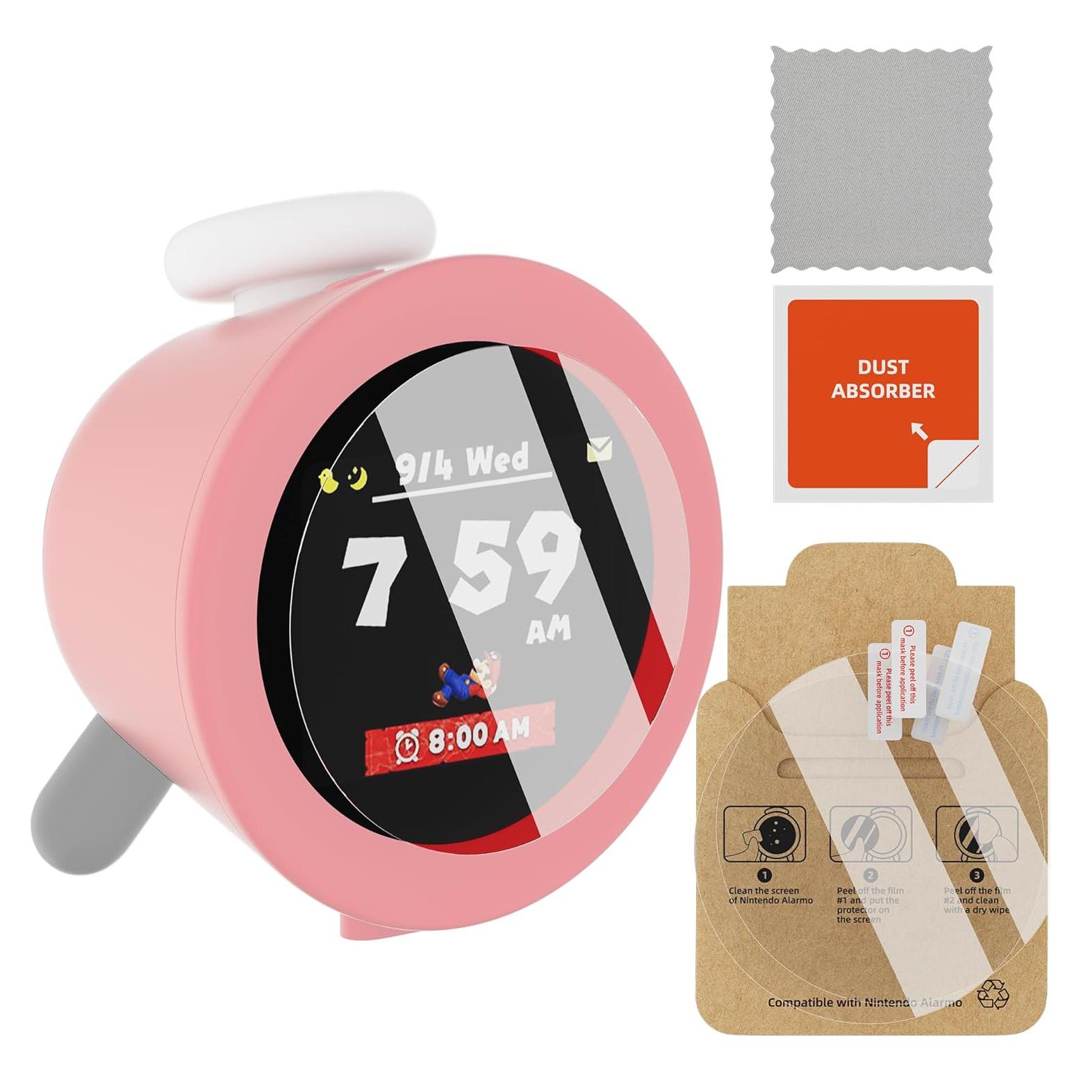 Películas Protectores HD EAZUSE para Reloj Nintendo Alarmo