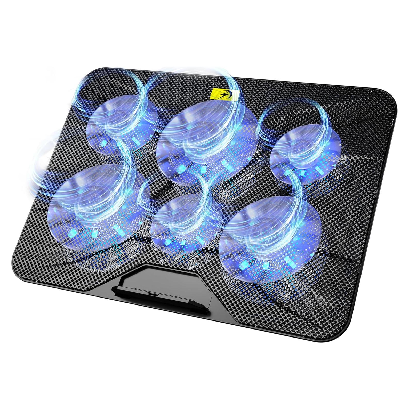 Base de Enfriamiento AICHESON para Laptop 6 Ventiladores 33-43 cm