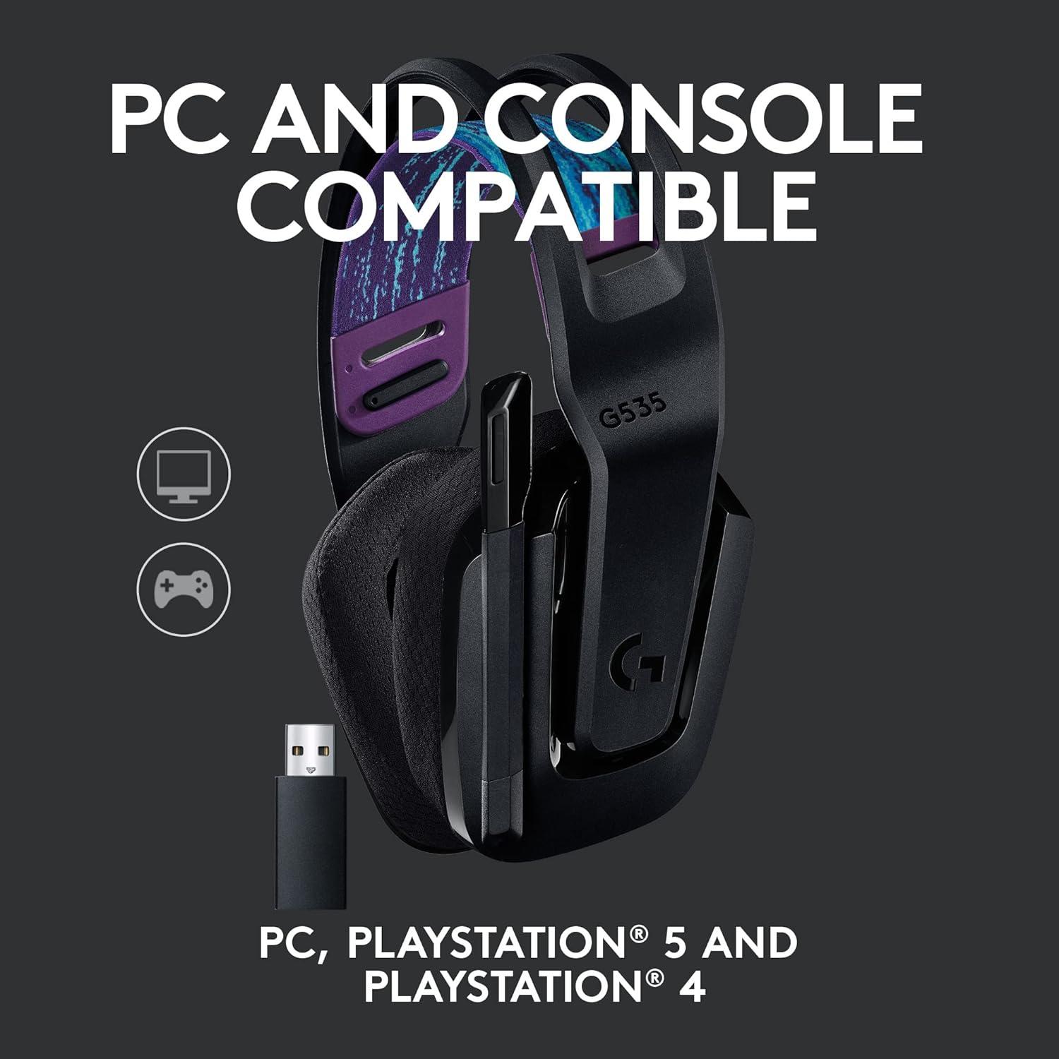 Auriculares Inalámbricos Logitech G535 para Juegos - Negro