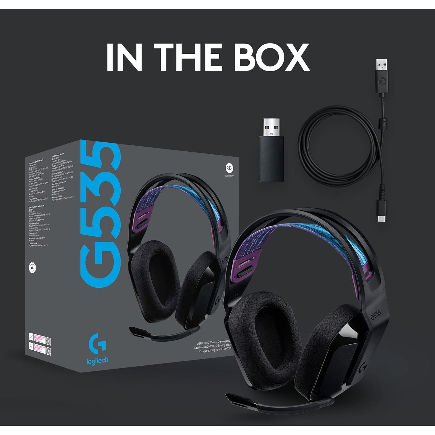 Auriculares Inalámbricos Logitech G535 para Juegos - Negro