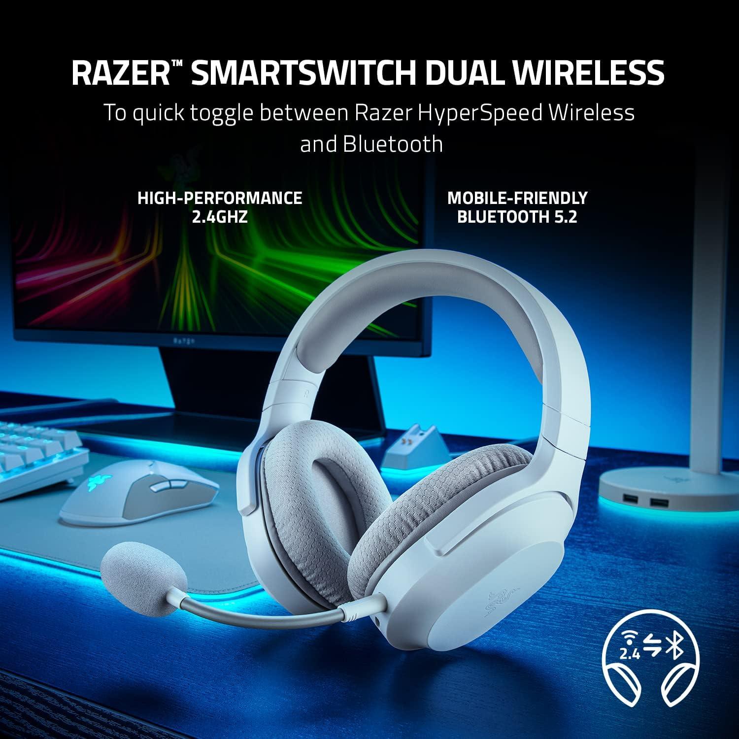 Auriculares Inalámbricos Razer Barracuda X - 50 Horas - Blanco