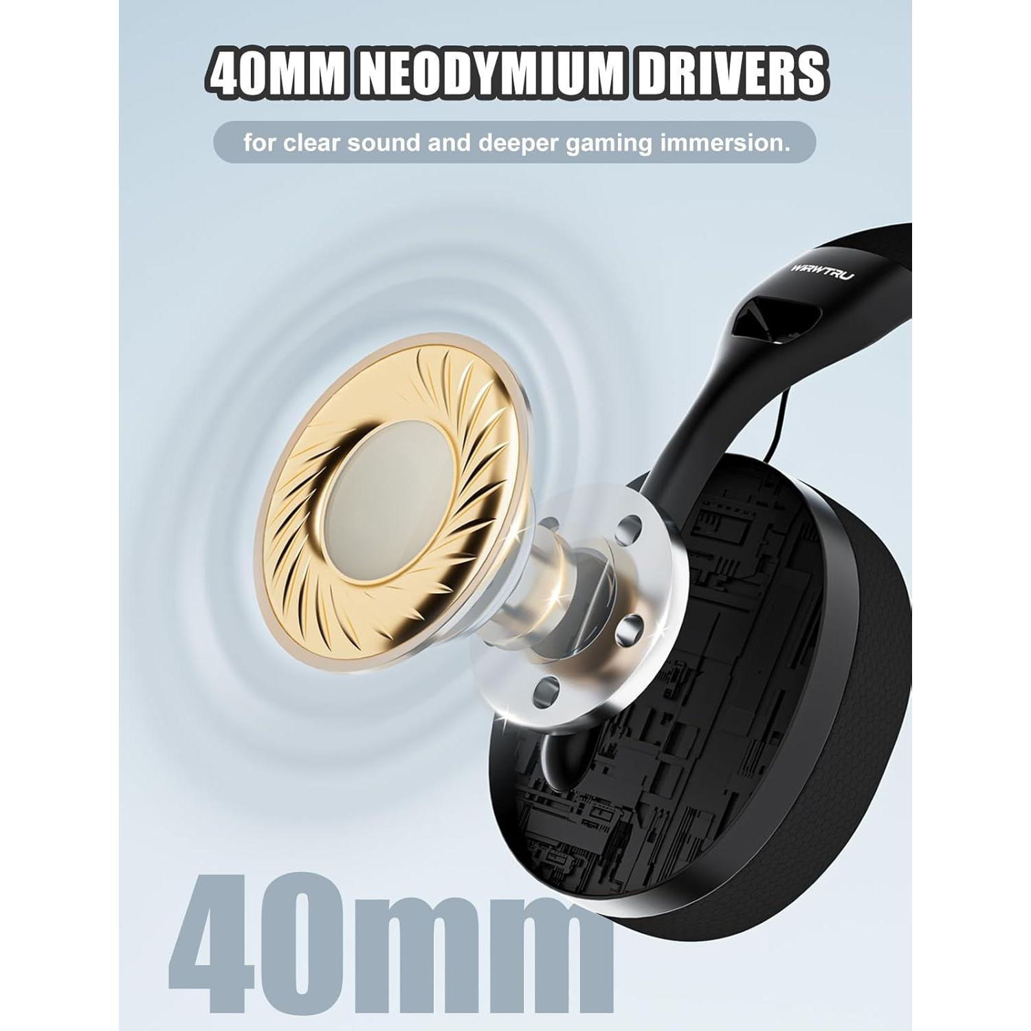 Auriculares Gaming S30 WIRWTRU con Micrófono Cancelación Ruido