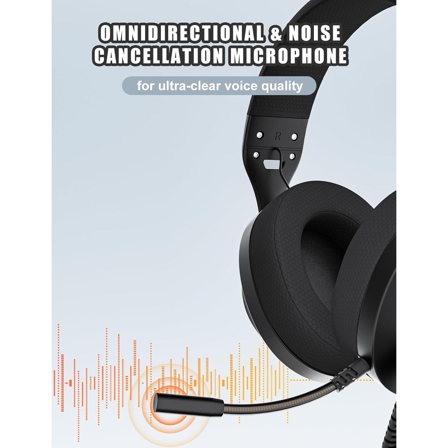 Auriculares Gaming S30 WIRWTRU con Micrófono Cancelación Ruido