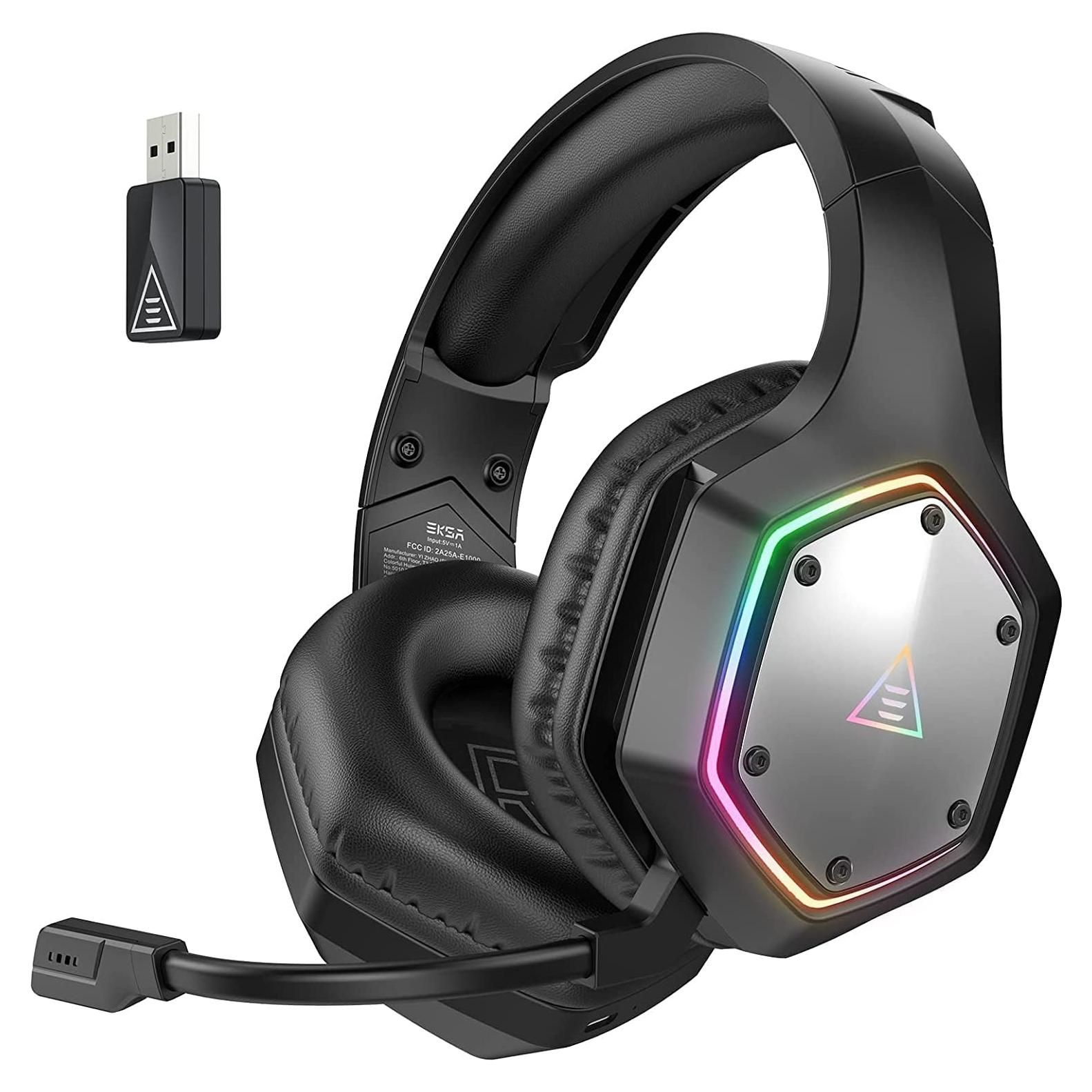 Auriculares Gaming Inalámbricos EKSA E1000WT 7.1 RGB