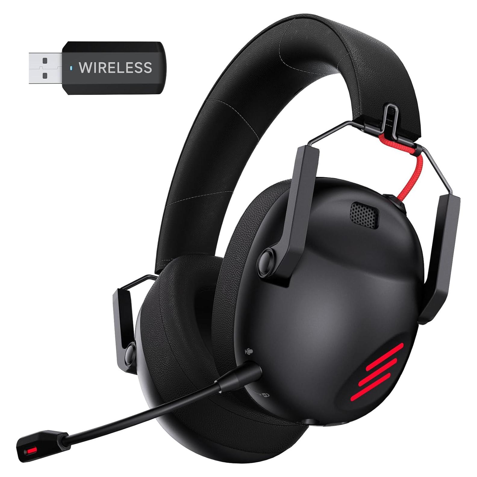 Auriculares Gaming Inalámbricos KAPEYDESI Capitán 600 - Negro