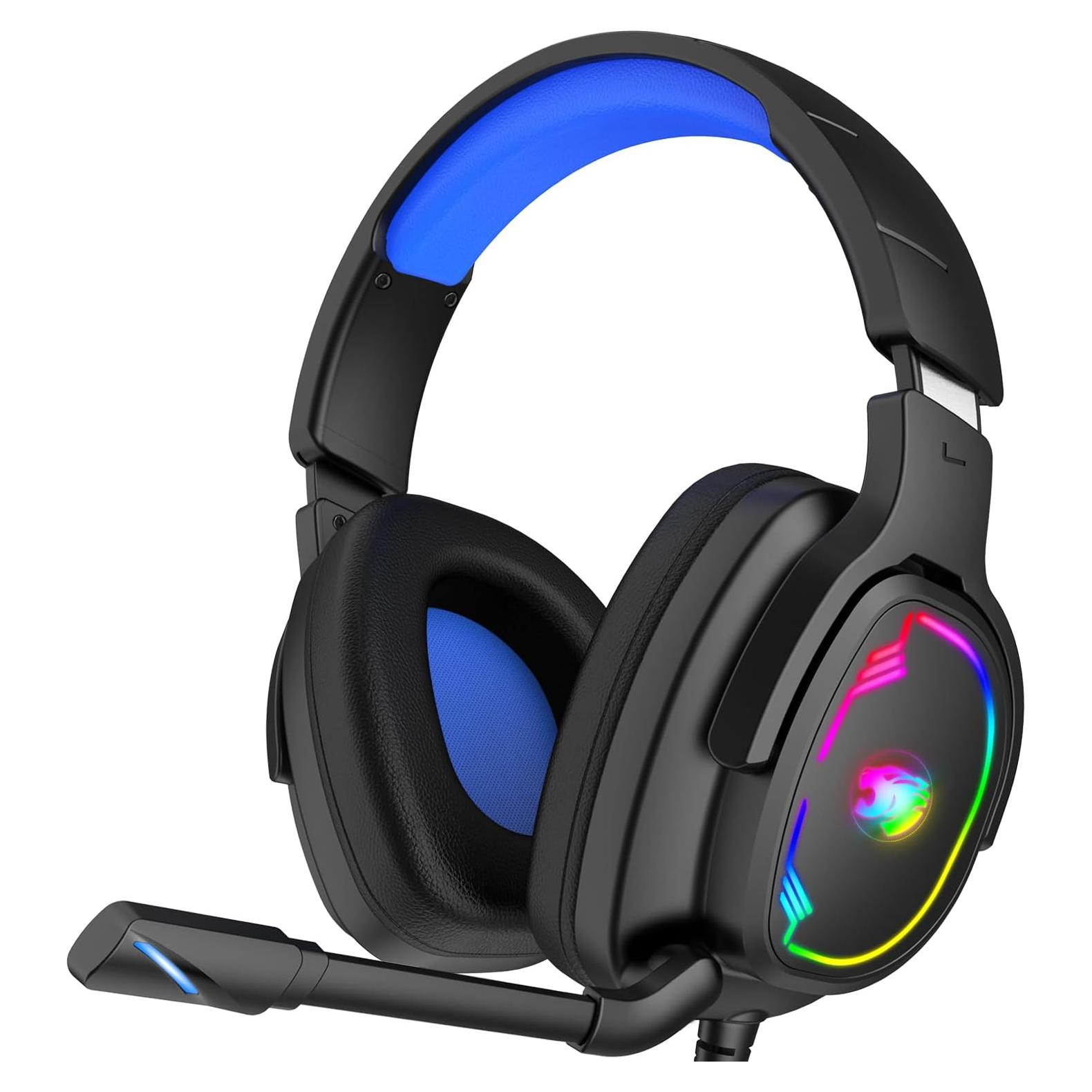 Auriculares Gaming Jimonyer A82-1 con Sonido Surround y Micrófono
