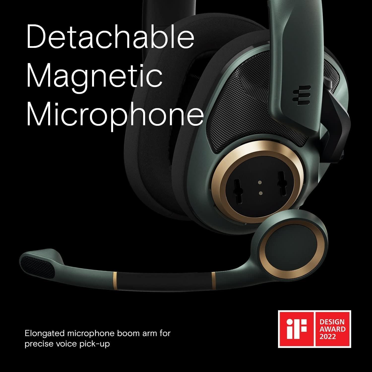 Auriculares de Juego EPOS H6 Pro Abiertos Verde - PC/Xbox/PS4/PS5