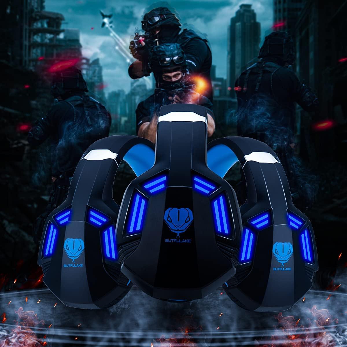 Auriculares Gaming GH-4 HaiDiKaiSi con Micrófono y LED