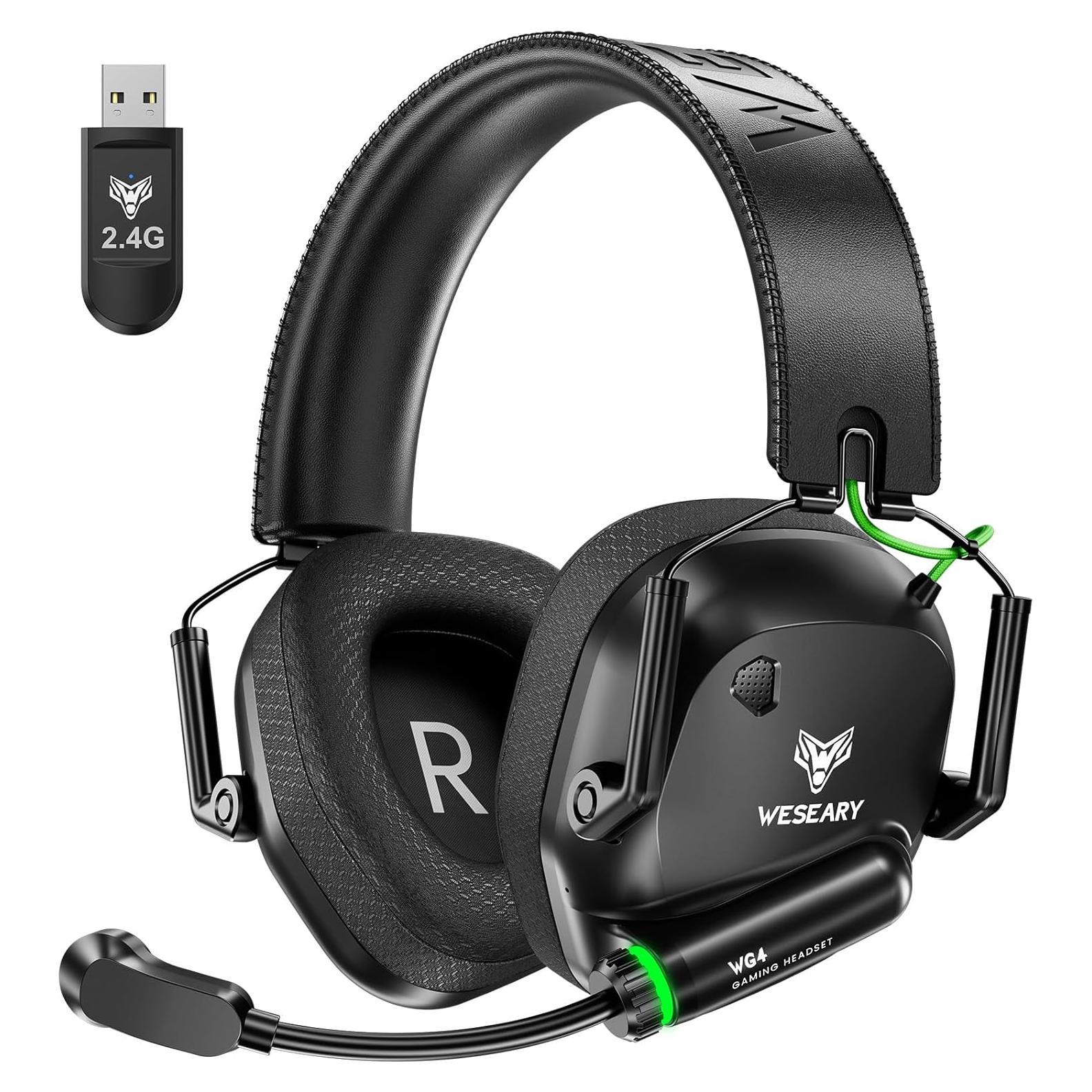 Auriculares Inalámbricos WESEARY WG4 para Juegos 3D PC PS5
