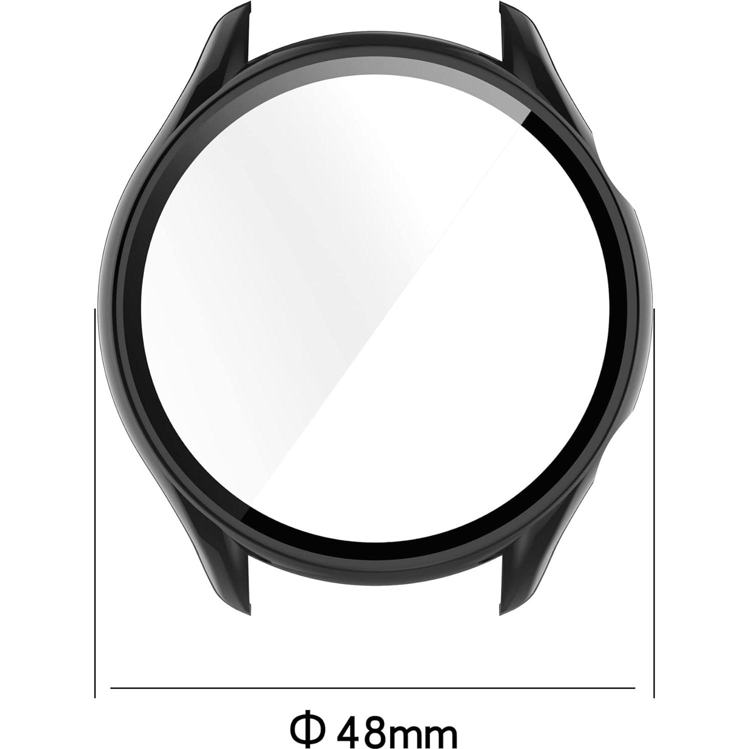 Funda E ECSEM para Amazfit GTR 3 y GTR 3 Pro, Negro