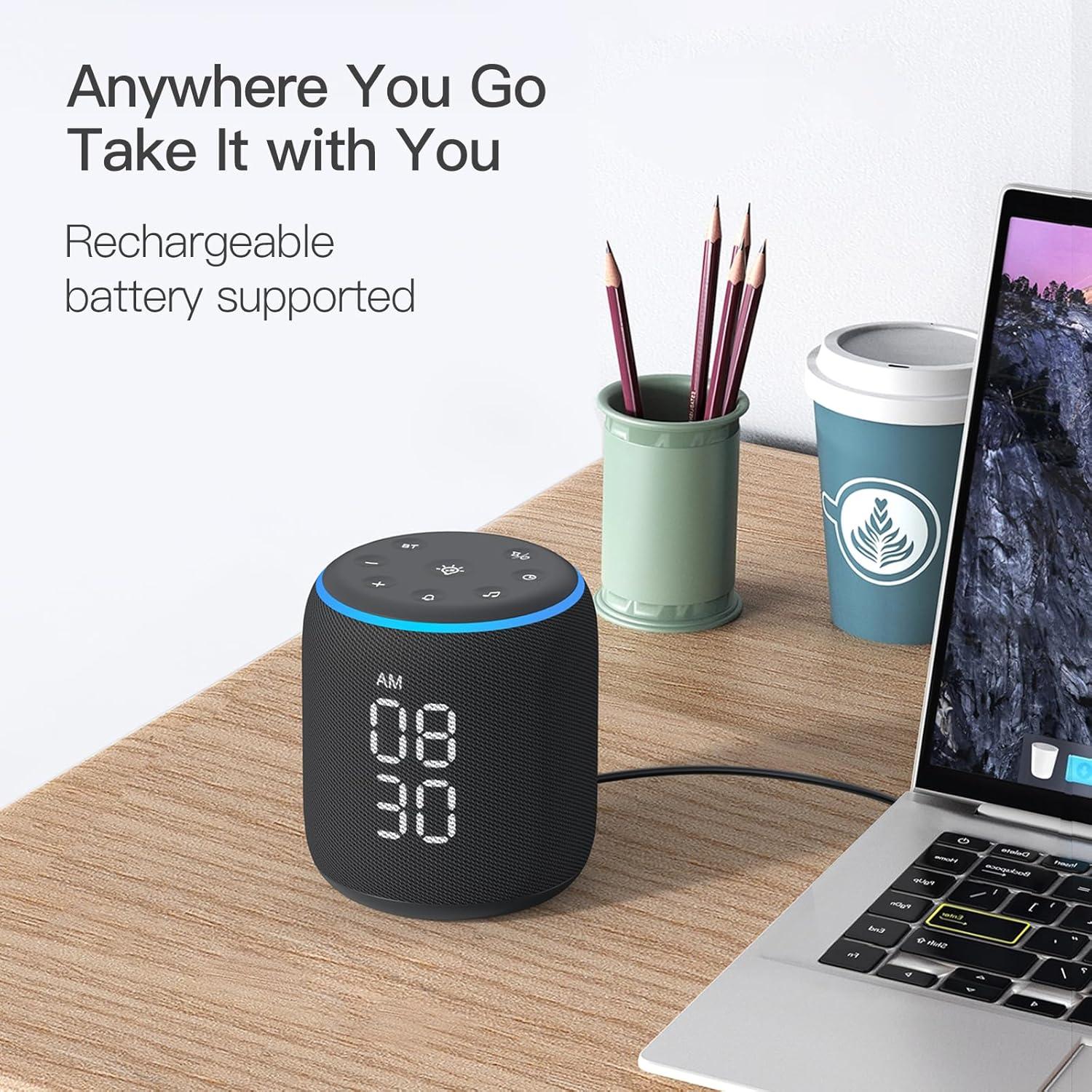 Reloj Despertador Bluetooth REACHER KL6 con Ruido Blanco