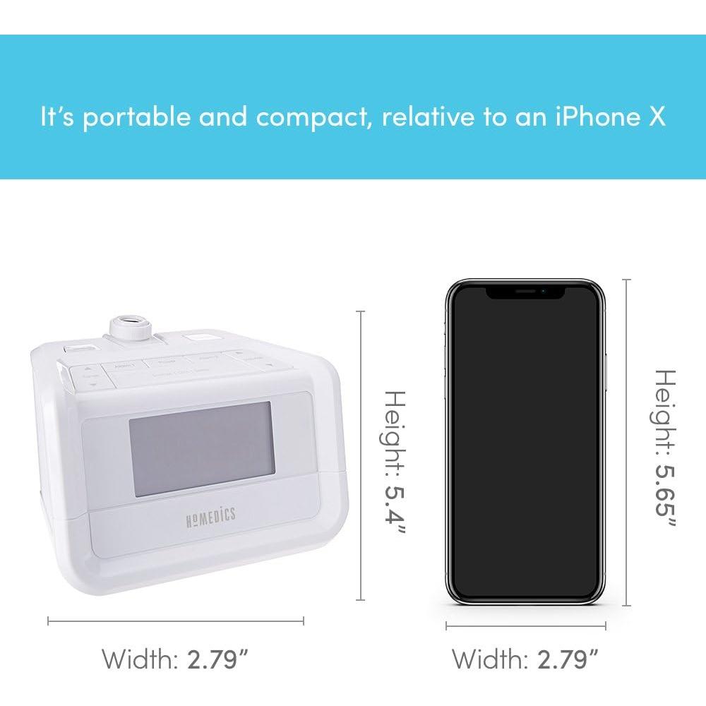 Reloj Despertador Digital FM HoMedics SS-4520 con Proyector