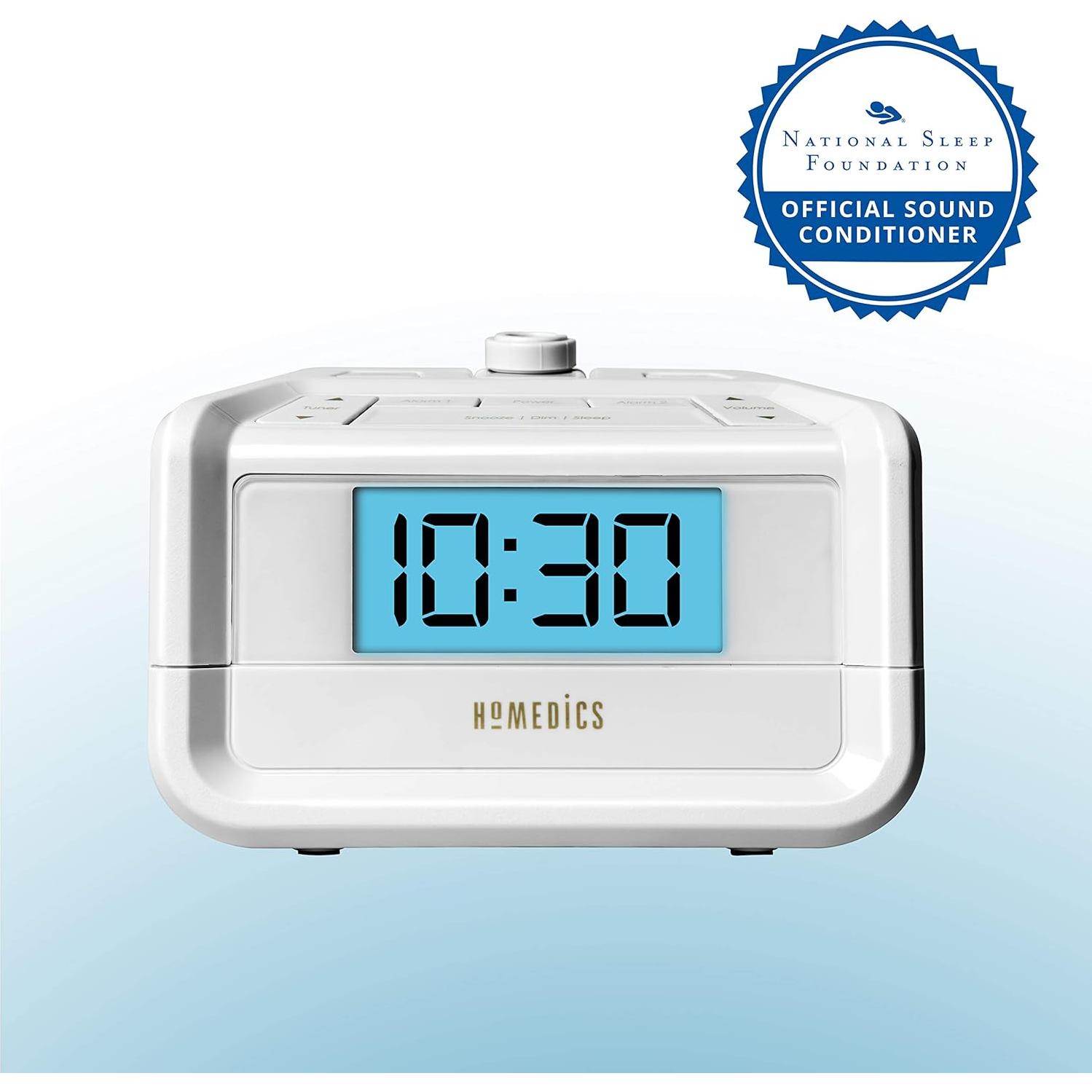 Reloj Despertador Digital FM HoMedics SS-4520 con Proyector