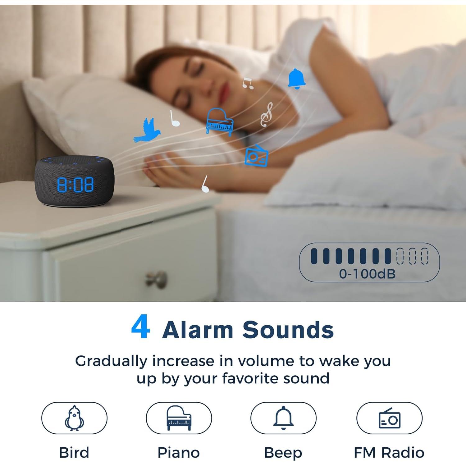 Reloj Despertador Bluetooth BUFFBEE RS11 con Radio FM