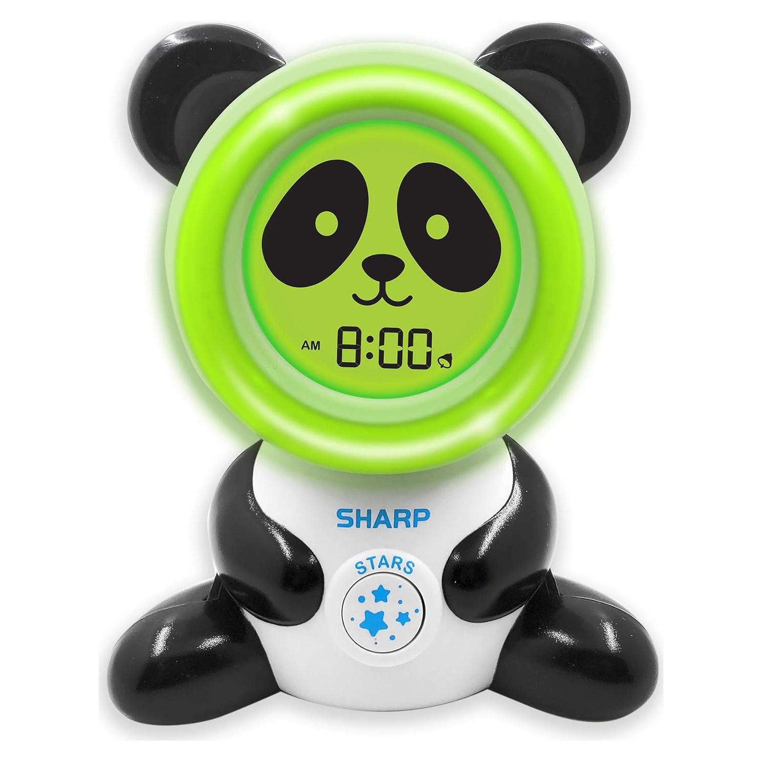 Reloj Despertador SHARP SPC084P Panda Luz Nocturna