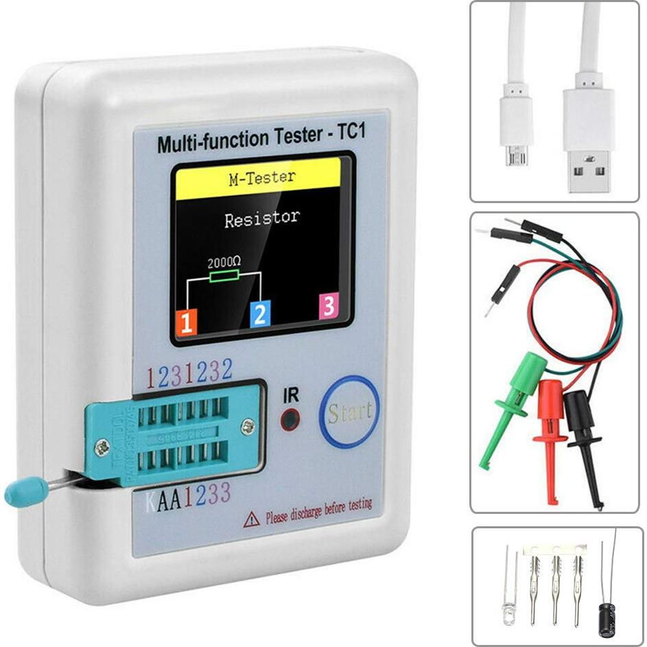 Probador Multifuncional LCR-TC1 Grandes Olas 3.5" Pantalla Colorida