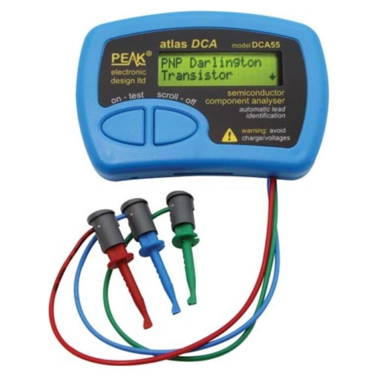 Analizador de Semiconductores Velleman DCA55 - 103x70x20mm