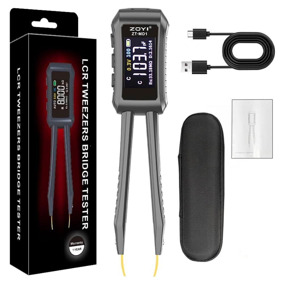 Pinzas Digitales LCR ZOYI ZT-MD1 Pantalla OLED Precisión 0.5%